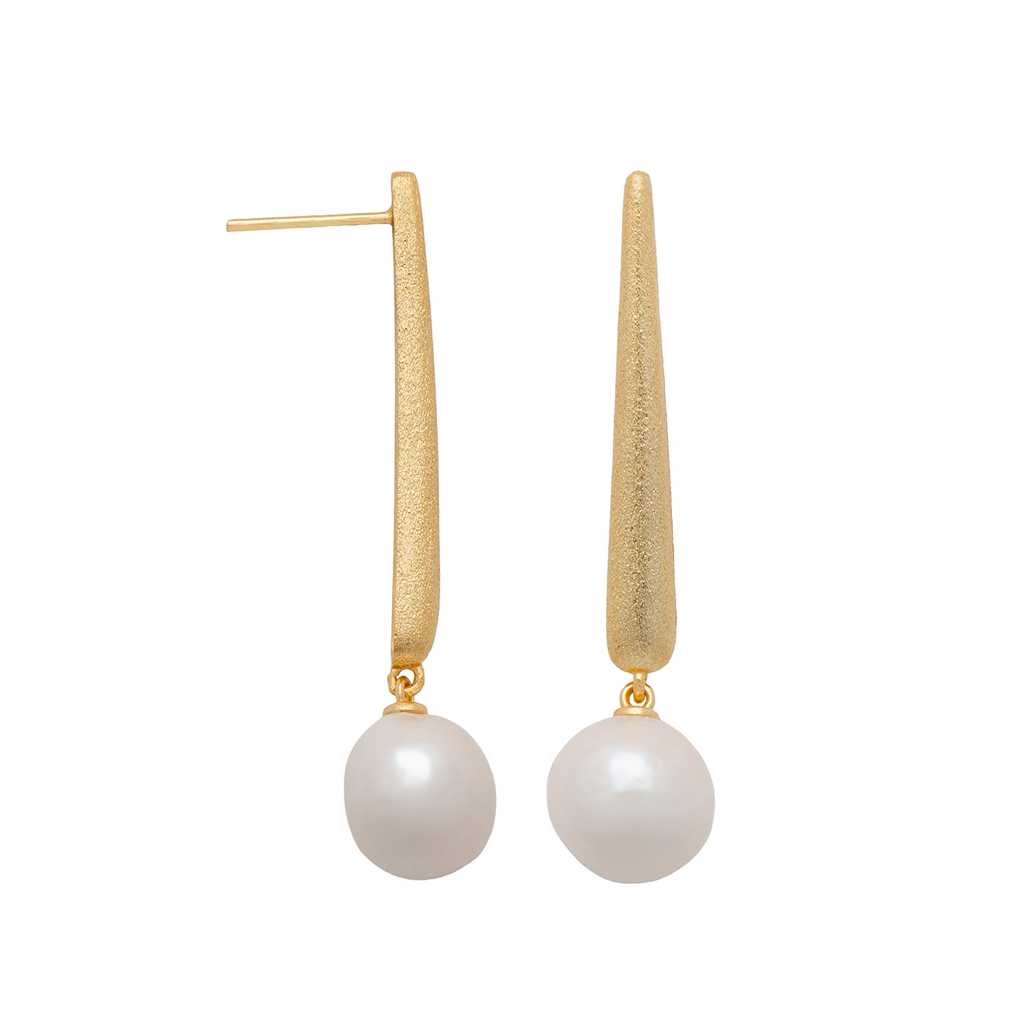 Drop Pearl Earrings