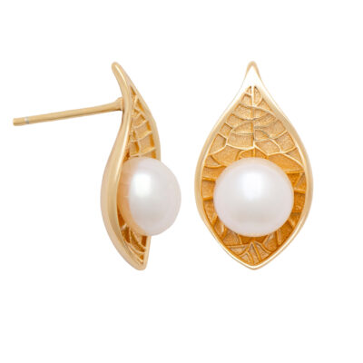 Fern Pearl Studs