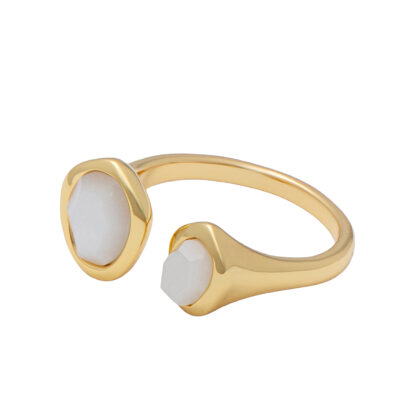 Sage Duo Ring-white