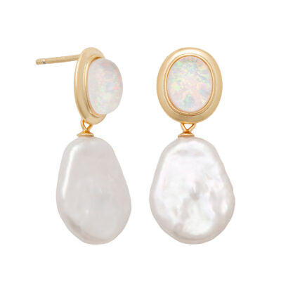Opalite Baroque Earrings